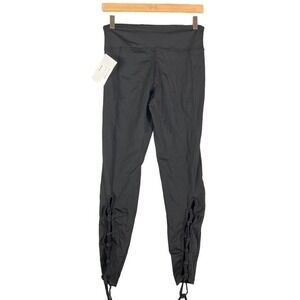 Leggings Pants Women Yoga Solid Size 28 - 34 Waist Medium Black New NWT Athletic